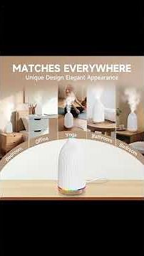 URPOWER Essential Oil Diffuser Review | Ultrasonic Cool Mist Humidifier with LED Lights