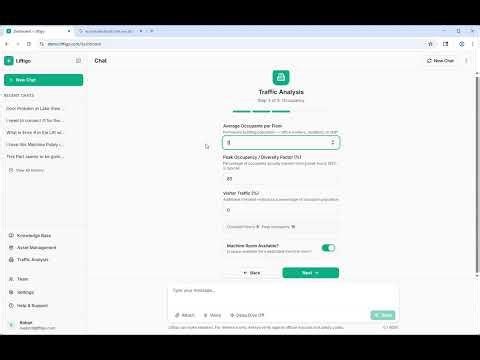 Generate Elevator Traffic Analysis Reports Instantly — Liftigo Traffic Analysis Engine