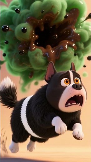 Dog vs. Skunk: A Stinky Surprise!