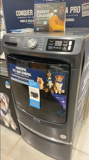 Maytag pet pro front load washer midnight steel