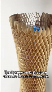 How to Pack Your Wine Bottle in 10 Seconds Safely | Honeycomb Paper Sleeve #ecofriendlypackaging