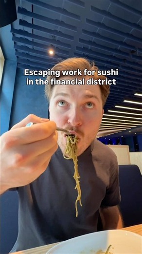 Escaping Work For Sushi In Toronto’s Financial District
