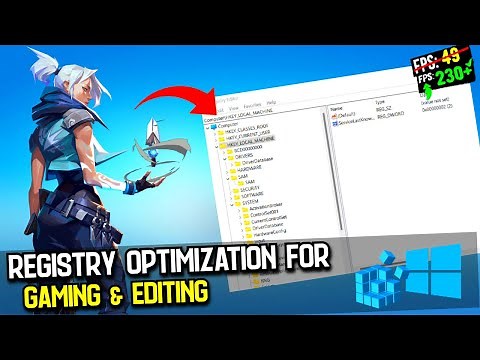 ➢Registry Optimization for GAMING & EDITING | Windows Optimization | Best Registry Settings | 2022 |