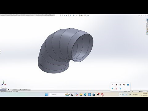 Ventilation Duct Design Using SolidWorks