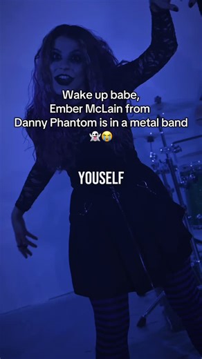 Bachelor's Grove on Instagram: "Ember McLain from Danny Phantom is in a metal band 😭💀👻 Immortality out now 🖤 #gothicmetal #cursedmetal #embermclain #dannyphantom"