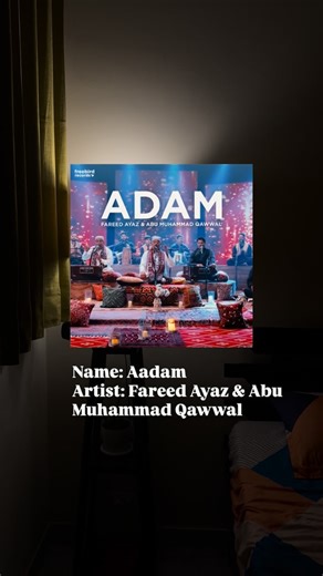 Unsolicited Recommendations | “Aadam” by Fareed Ayaz & Abu Muhammad (verses by Aamir Khusrow) is a qawwali that blends Sufi mythology with divine music. It imagines the... | Instagram