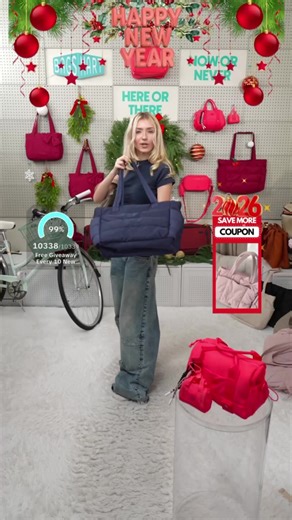 BAGSMART Lightweight Puffy Tote Bag with Compartments for Women, Quilted Shoulder Bag Handbag for Travel and Work Handbag for Travel and Work TikTokShopHolidayHaul