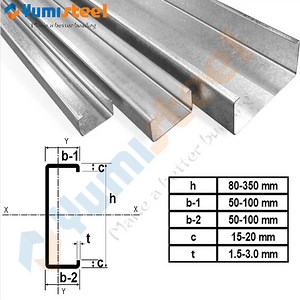 [Hot Item] High Strength Good Price Galvanized Steel C Roof/Wall Purlin
