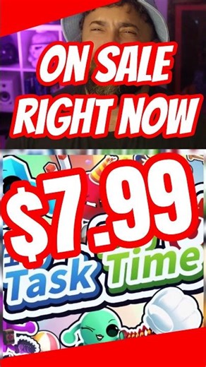 TASK TIME - ON SALE NOW $7 #tasktimepartner #gaming #videogames #games #gamer #pcgaming #videogames