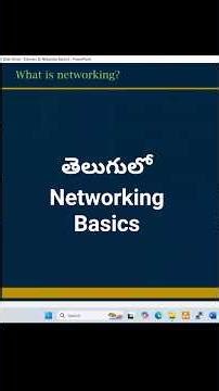 Networking Basics