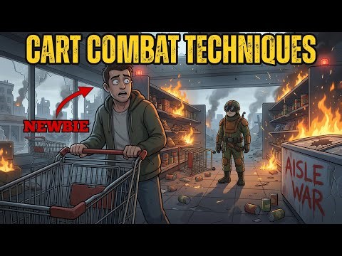 Survive the Apocalypse Supermarket Showdown! Cart Combat Tactics
