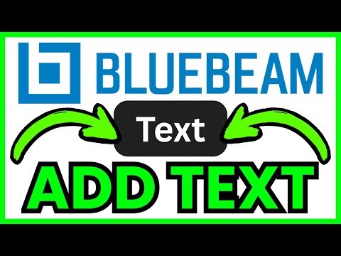 How To ADD TEXT In Bluebeam (QUICK & EASY) 2026