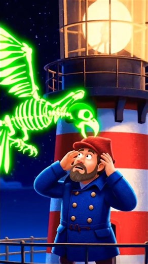 2d lighthouse top😱#shorts #shortsfeed #cartoon