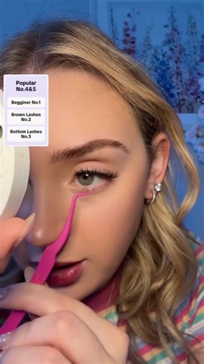 Applicator tweezers for cluster lashes. Apply lashes safely with our lash application. Makeup Cosmetic