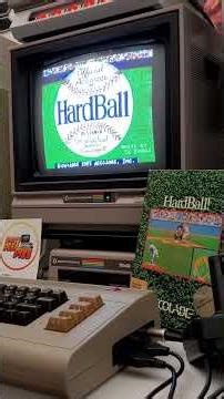 If You Saw the Joystick… You Knew the Pitch (C64 Hardball) #c64 #retrogaming