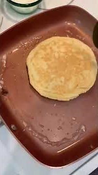 Fluffy pancake stack #shorts #cooking