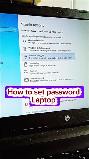 how to set password in Laptop 💻|| laptop me password kaise lagate hain #lock #password #unlocker