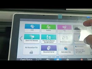 How to set up scan to email in ricoh machine