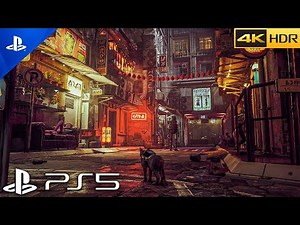 (PS5) STRAY - THIS CAT GAME LOOKS BEAUTIFUL ON PS5 | Realistic ULTRA Graphics Gameplay[4K 60FPS HDR]