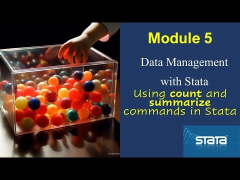 How to use #count and #summarize commands in #Stata to check for data completeness