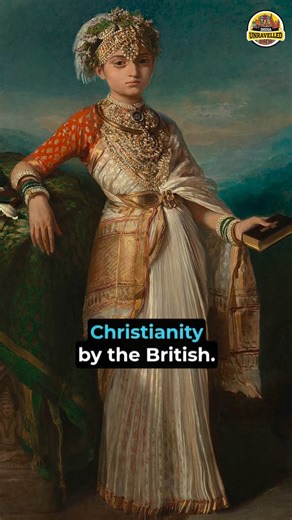 India Unravelled on Instagram: "This Indian princess was forcibly converted to Christianity by the British | Princess Gowramma"