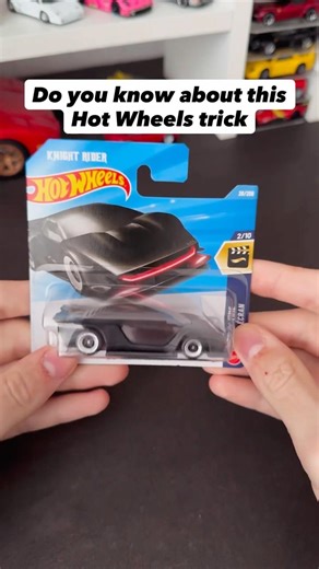Do you know about this Hot Wheels Knight Rider model trick 👀 #hotwheels