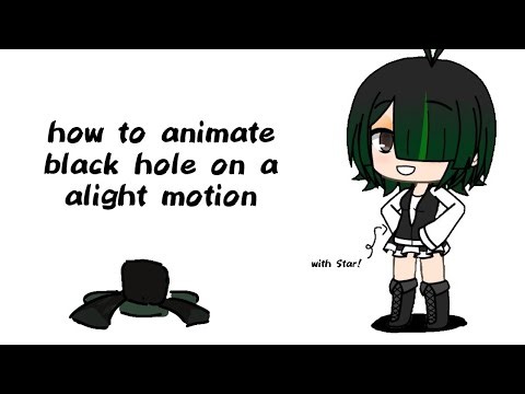 How to animate black hole on alight motion!😆👏