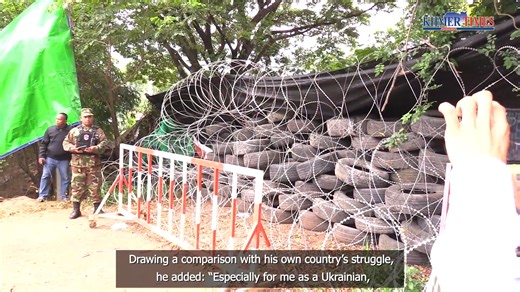 Visiting the Cambodian–Thai border in Banteay Meanchey and Oddar Meanchey provinces, Ukrainian Ambassador to Cambodia Oleksandr Gaman, who serves as a non-resident ambassador based in Hanoi, Vietnam, expressed strong support for the ceasefire agreement reached between the two countries on 28 July. | Khmer Times