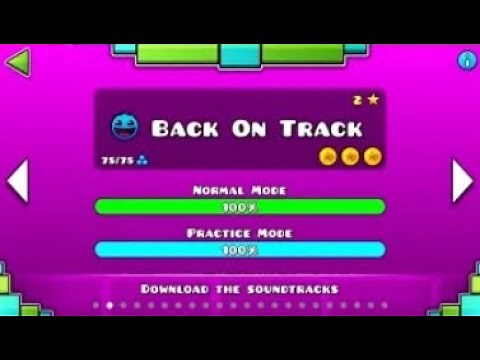 Back On Track Geometry Dash (Hooda Math Version)