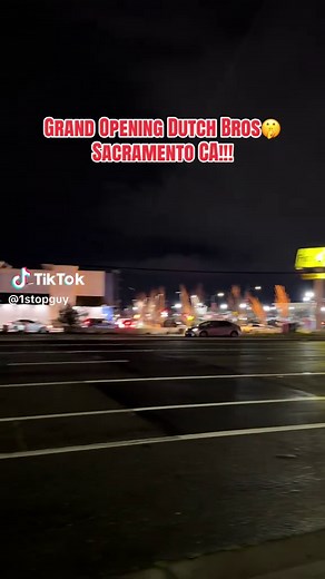 Grand Opening Newest Dutch Bros Coffee Is Now Open In Sacramento CA😮🤫! #grandopening #new #dutchbros #sacramento #foryoupage