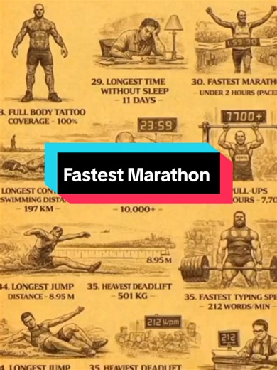 Fastest marathon in history 🏆 Kelvin Kiptum shocked the world with 2:00:35 — the quickest 42.195 km ever run. Human limits just got rewritten. #foryoupage #viralvideo #race #marathon #endurance