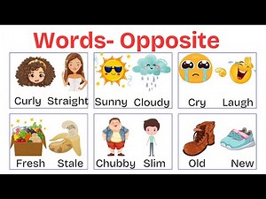 50 Opposite Words Every Kid Should Know | Easy Learning | Opposite words In English