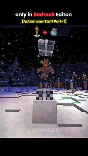 Only in Bedrock Edition 🤯🎄 | Part 1