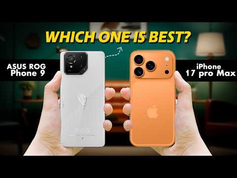 iPhone 17 Pro Max VS ROG Phone 9 - The ULTIMATE Gaming Test! (Performance, Battery, Heat)