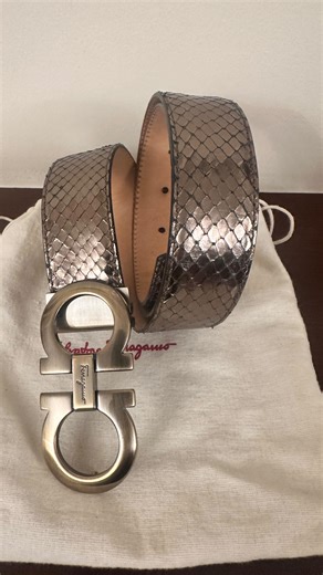Couture Carousell on Instagram: "Salvatore Ferragamo python belt with a Gancini buckle ❌Sold ‼️ Disclaimer: couture_carousell is an online platform. couture_carrousell is not an authorized dealer/sales agent representing any brands which are posted for sale on this platform. couture_ carousell is not affiliated, associated authorized, endorsed by or in anyway connected officially to the brands mentioned or listed for sale on the platforms. All product trademarks,brand names, marks, images, logos