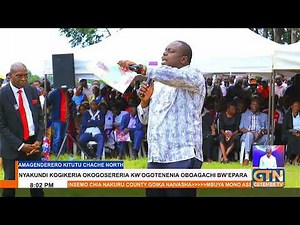 Kitutu Chache North MP Japheth Nyakundi opposes planned protest over Ragogo-Motonto-Bonyunyu road.