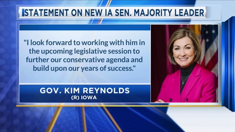New Iowa Senate Majority Leader