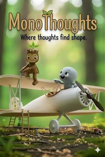 Test Flight… or Test Fright? 😂✈️ | MonoThoughts #monothoughts #animatedshort #cute #animation