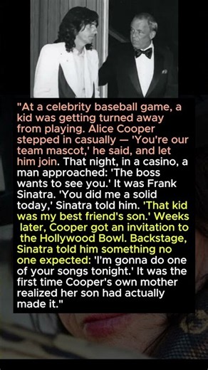 "A Kid Got Denied At A Celebrity Baseball Game — Alice Cooper Had No Idea Who His Father Was"