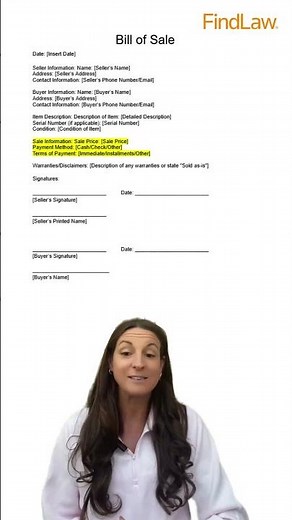 How To Make a Bill of Sale