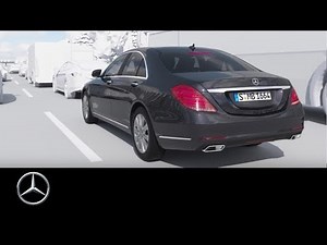 Mercedes-Benz S-Class 2017: Active Brake Assist with congestion emergency braking function
