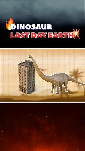 THE LAST DAY OF DINOSAURS 🌍 #DINOSAURS #DINOSAURSTORY #viral
