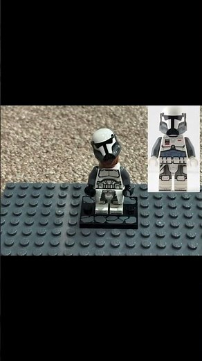 How to build a Lego Commander wolffe #starwars #legostarwars #lego #howto #build #marriageproposals