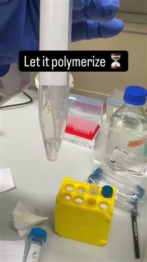 Building the Gel That Separates Proteins (1 of 3) #science