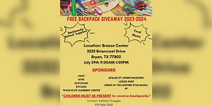 Community organizations partner for free backpack giveaway