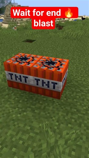 Minecraft Sand + Gravel Firework Trick #minecraft #shorts