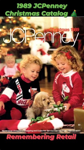 1.2K views · 27 reactions | It's scenes from the 1989 JCPenney Christmas Catalog! What are you excited about? #fblifestyle #remember #remembering #goodoldays #goodolddays #jcpenney #catalog #nostalgia #nostalgiacore #NostalgiaVibes #NostalgiaFeels #NostalgiaTrip #nostalgicvibes #nostalgic #nostalgicchristmas #nostalgicmoments #nostalgicmemories #christmasdecor #christmas2025 #Christmas #christmasgiftideas #christmasgifts #80snostalgia #80skids #80s | Remembering Retail | Facebook