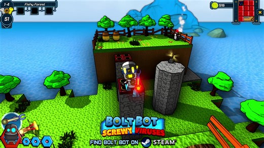 Bolt Bot Screwy Viruses #steam