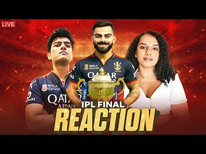 LIVE RCB VS PBKS - IPL FINAL REACTION