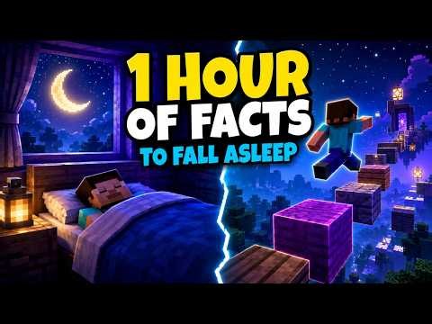 1 Hour of Weird Facts + Relaxing Minecraft Parkour | Sleeping Curiosity